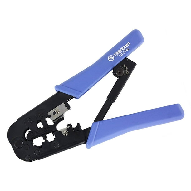 Cut and Strip Tool TC-CT68 TRENDnet 8P/RJ-45 and 6P/RJ-12 RJ-11 Crimp Cut and Strip Tool TC-CT68 TRENDnet 8P/RJ-45 and 6P/RJ-12 RJ-11 Crimp